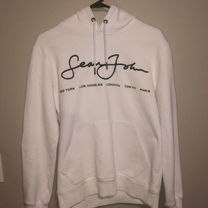 Sean John White Hoodie